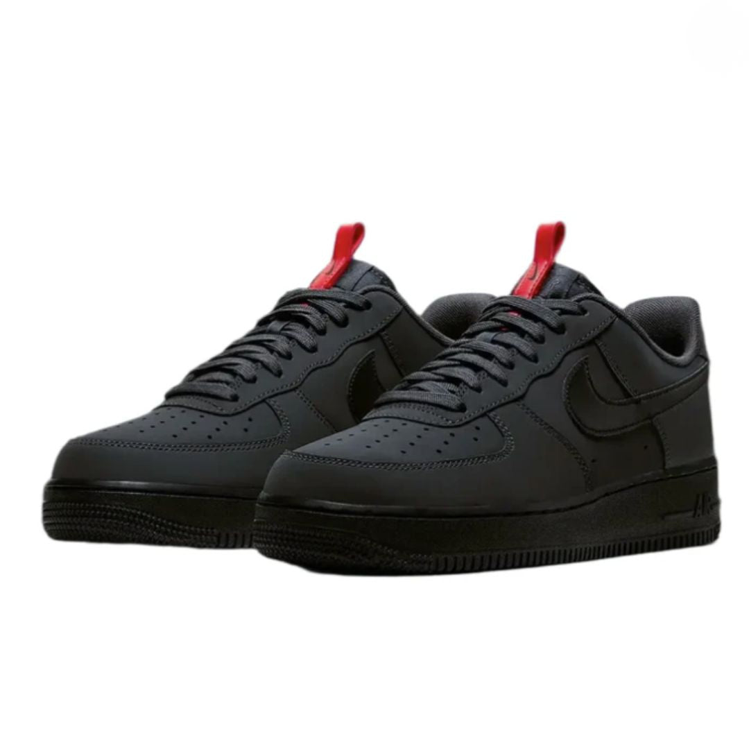 "Anthracite" Dark Gray/Red