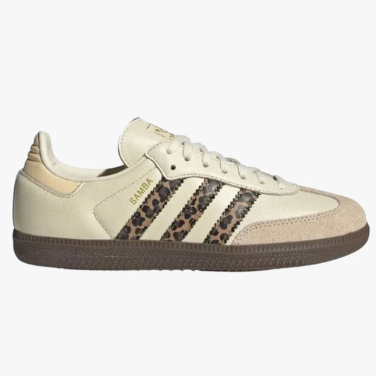 Samba OG GS Leopard Cream White